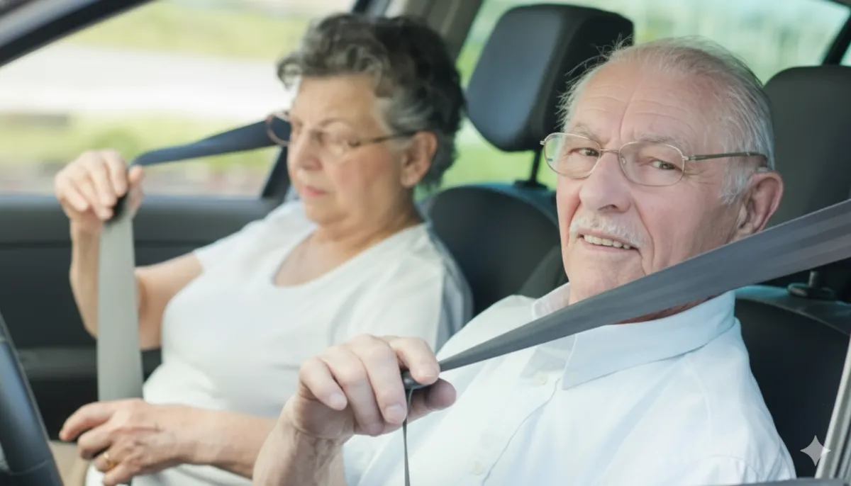 Older drivers do not take risks they belt up