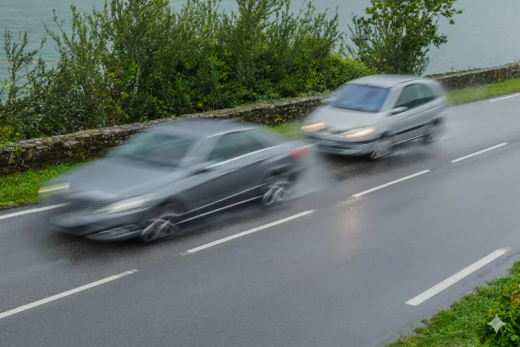 Your risk being rear ended when you are being tailgated, lose the tailgater